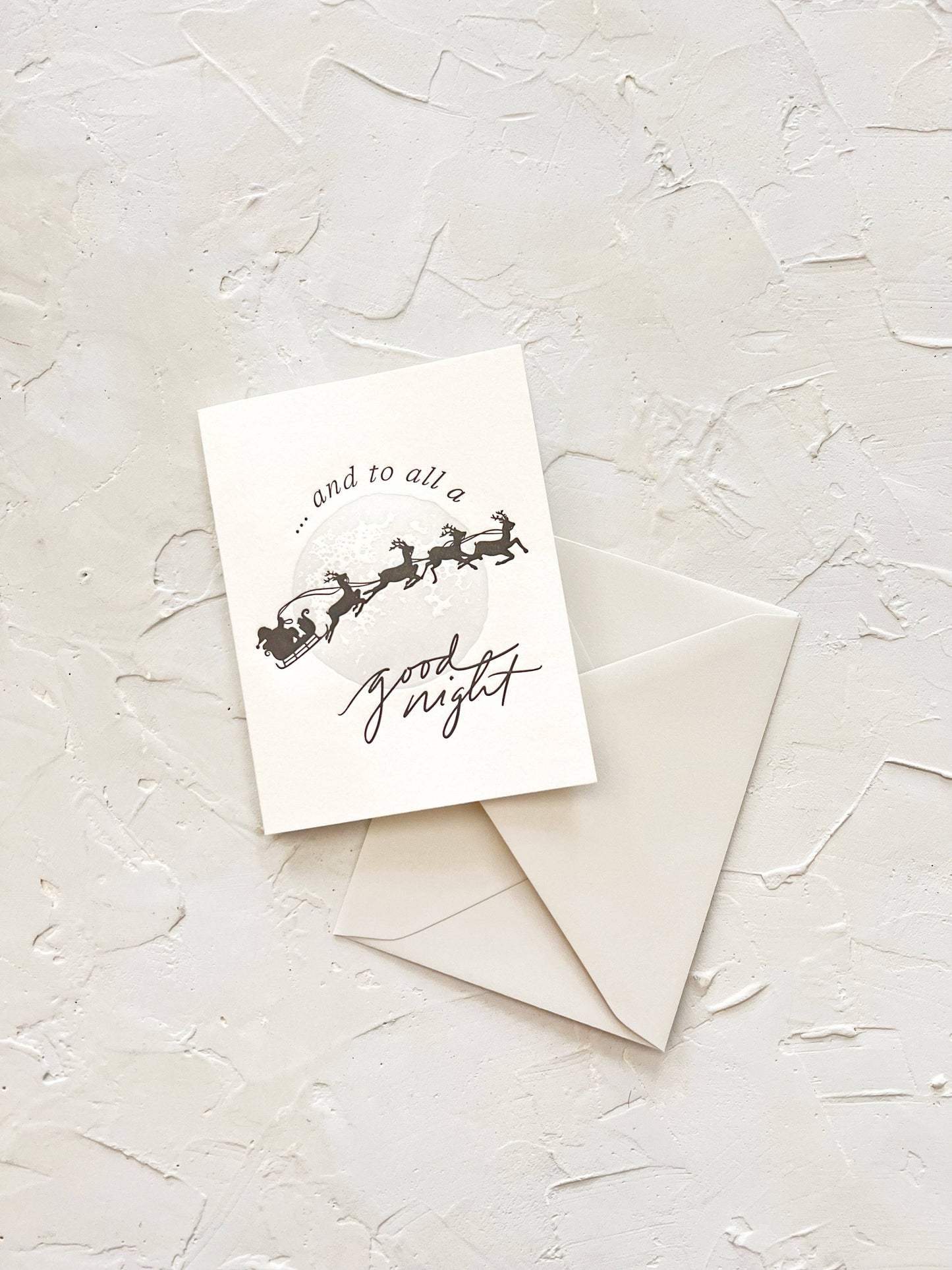 Good Night Holiday Greeting Card