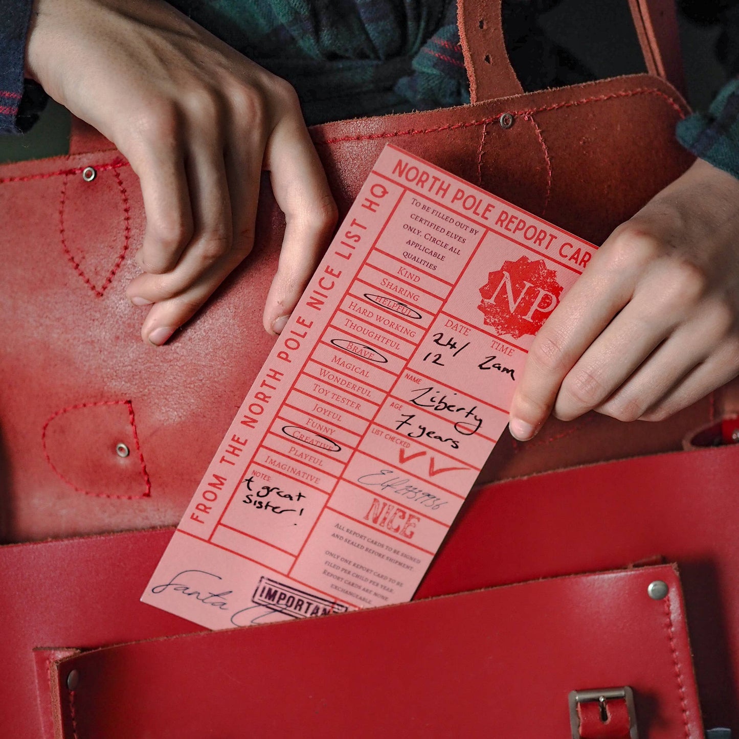 North Pole Report Card