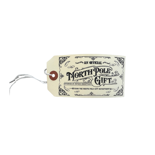 Official North Pole Gift  Tags Pack of 5