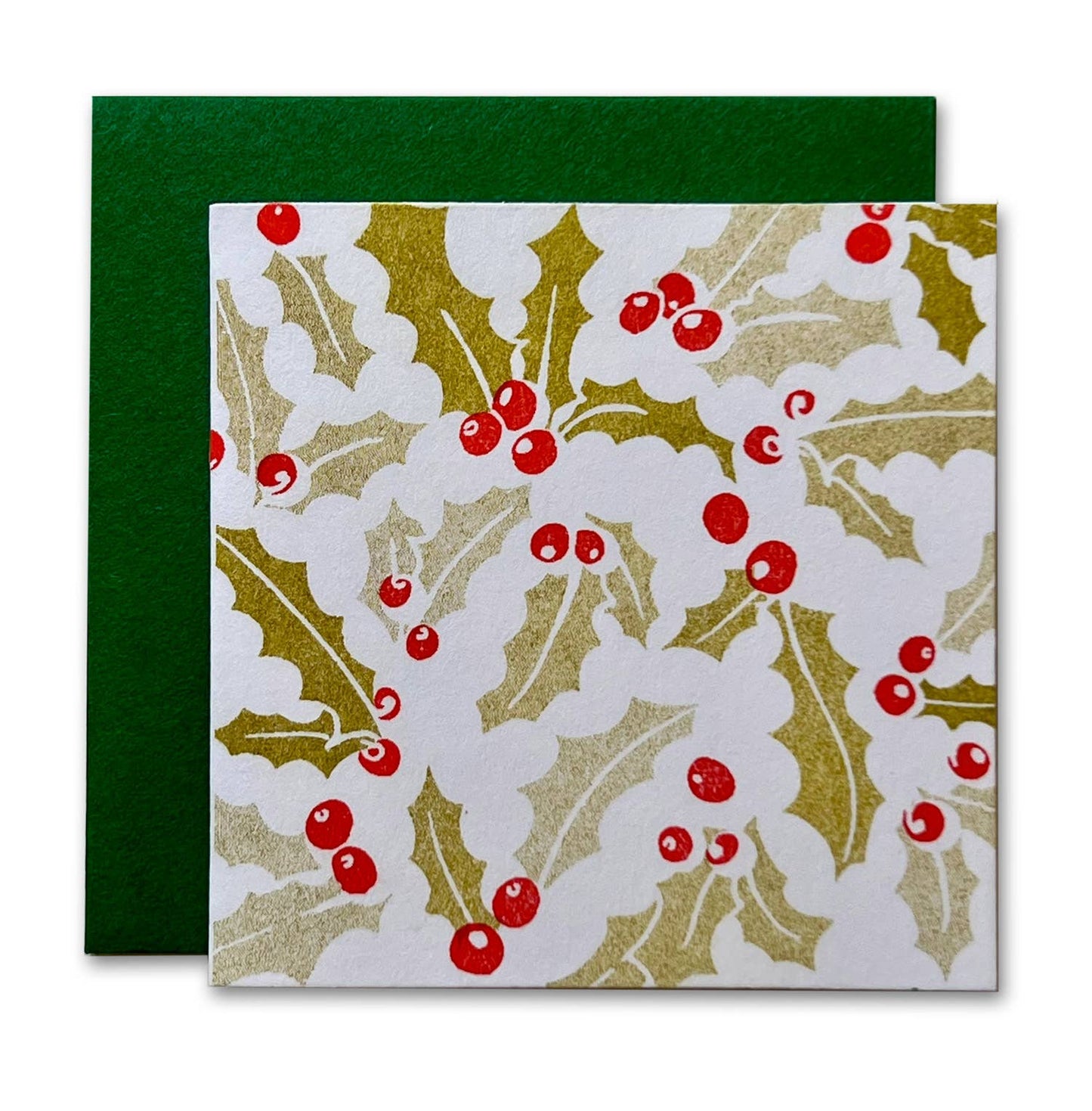 Holly Risograph Tiny Card