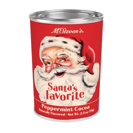 Vintage Santa's Favorite Peppermint Cocoa (2.5oz Tins)