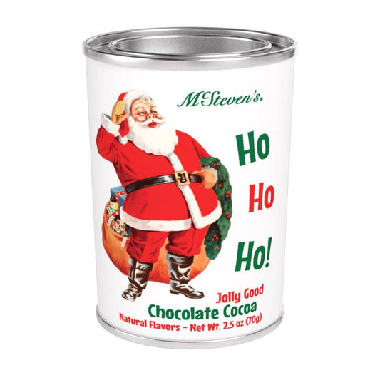 Vintage Santa Ho Ho Ho! Jolly Good Choc. Cocoa (2.5oz Tins)