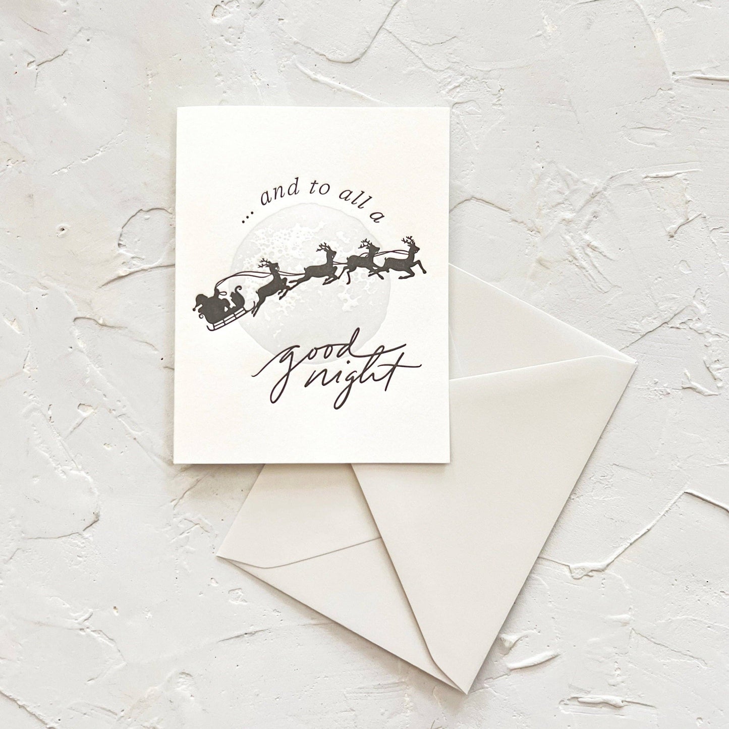 Good Night Holiday Greeting Card