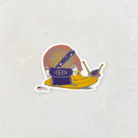 Postal Snail Sticker