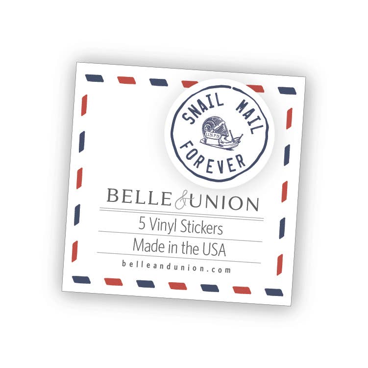 Snail Mail Forever Postmark Sticker Set